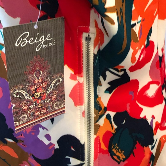 Artsy Flower print dress - Picture 3 of 5